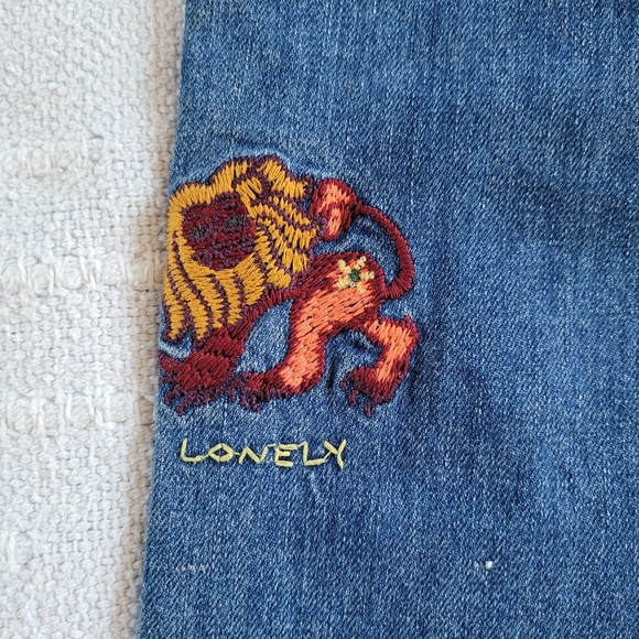 MOTHER Jean's Emboidered Patches Size 27 - Picture 7 of 12